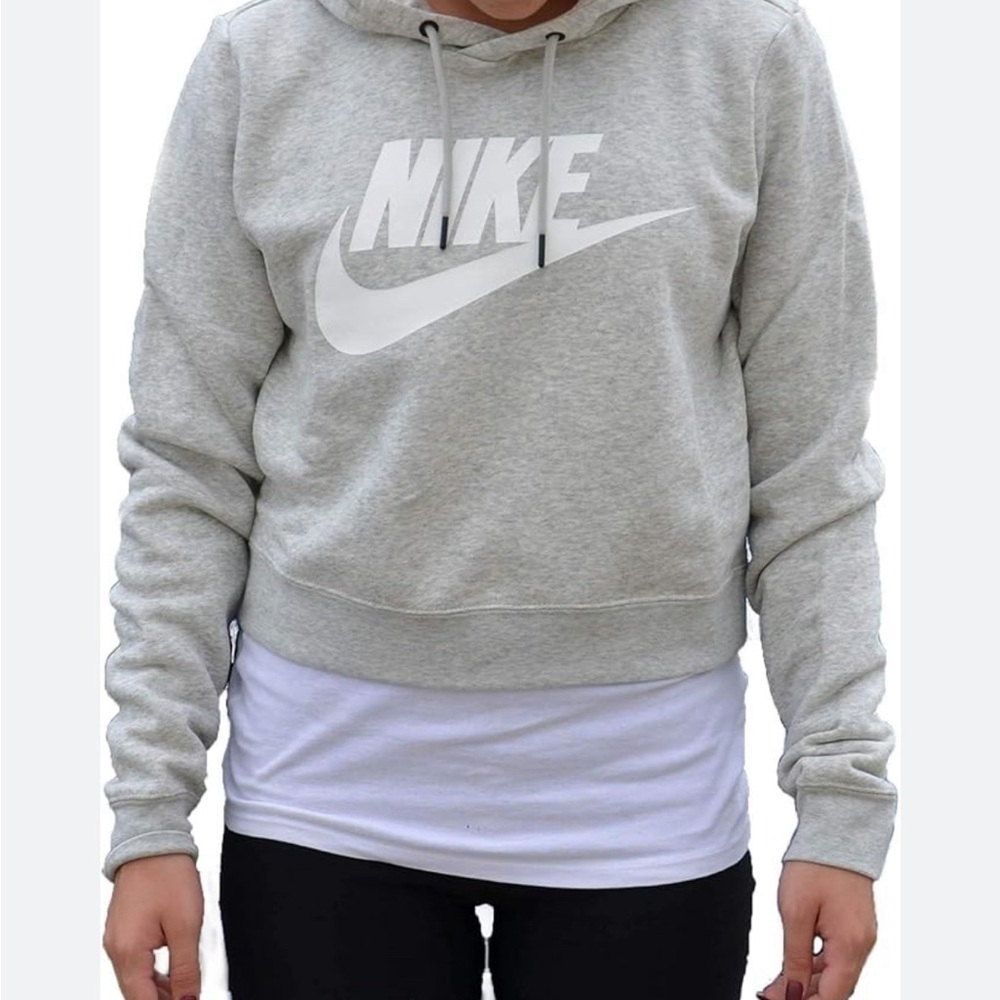 Niki women’s crop‎ solid gray sweatshirt size XXL